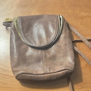 Brown Leather Crossbody Bag
